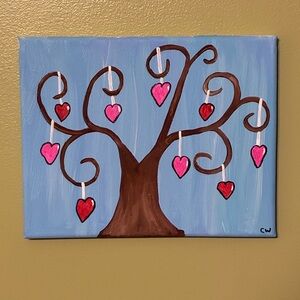 Tree Of Love Acrylic Painting